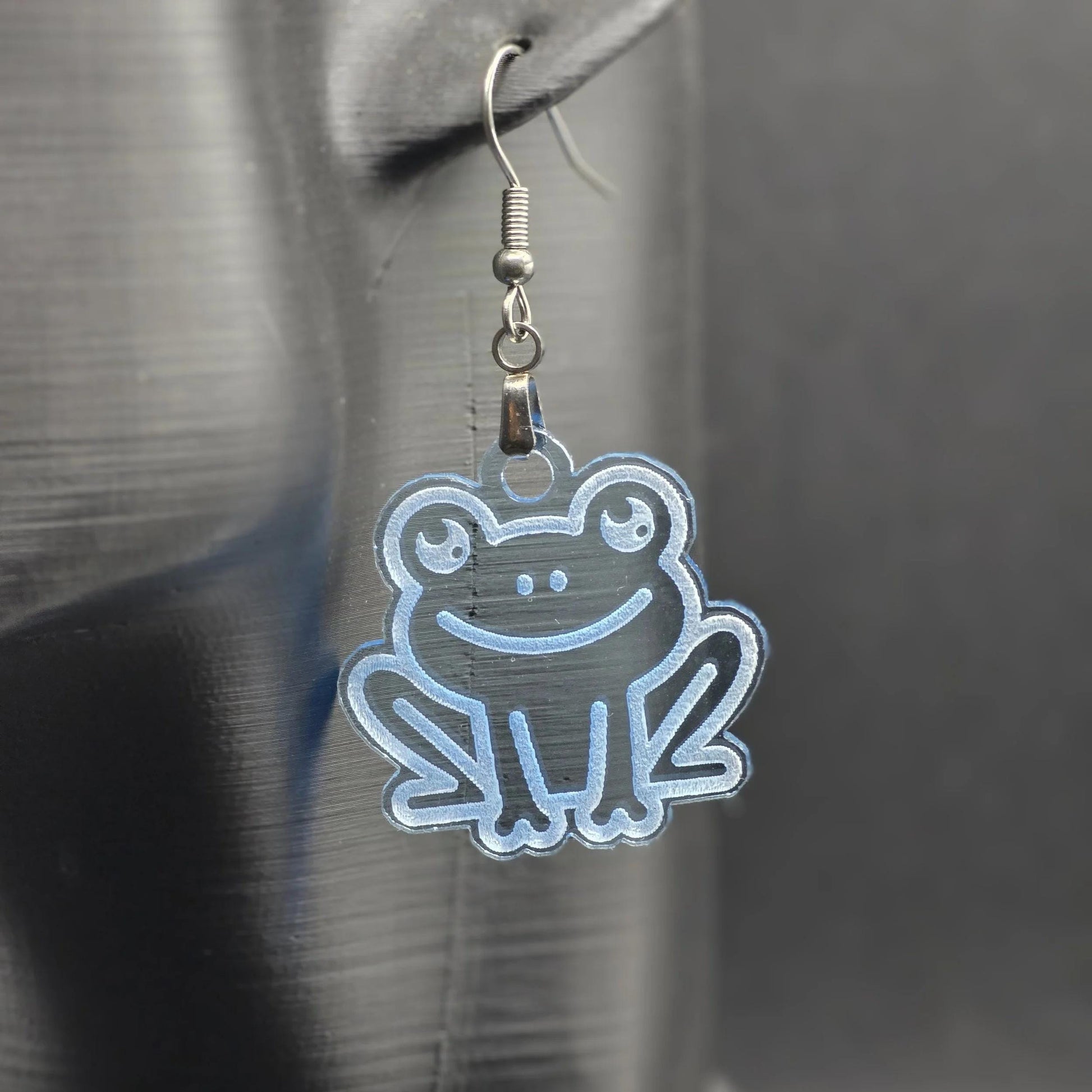Frog Earrings: Acrylic Jewelry for Animal Lovers