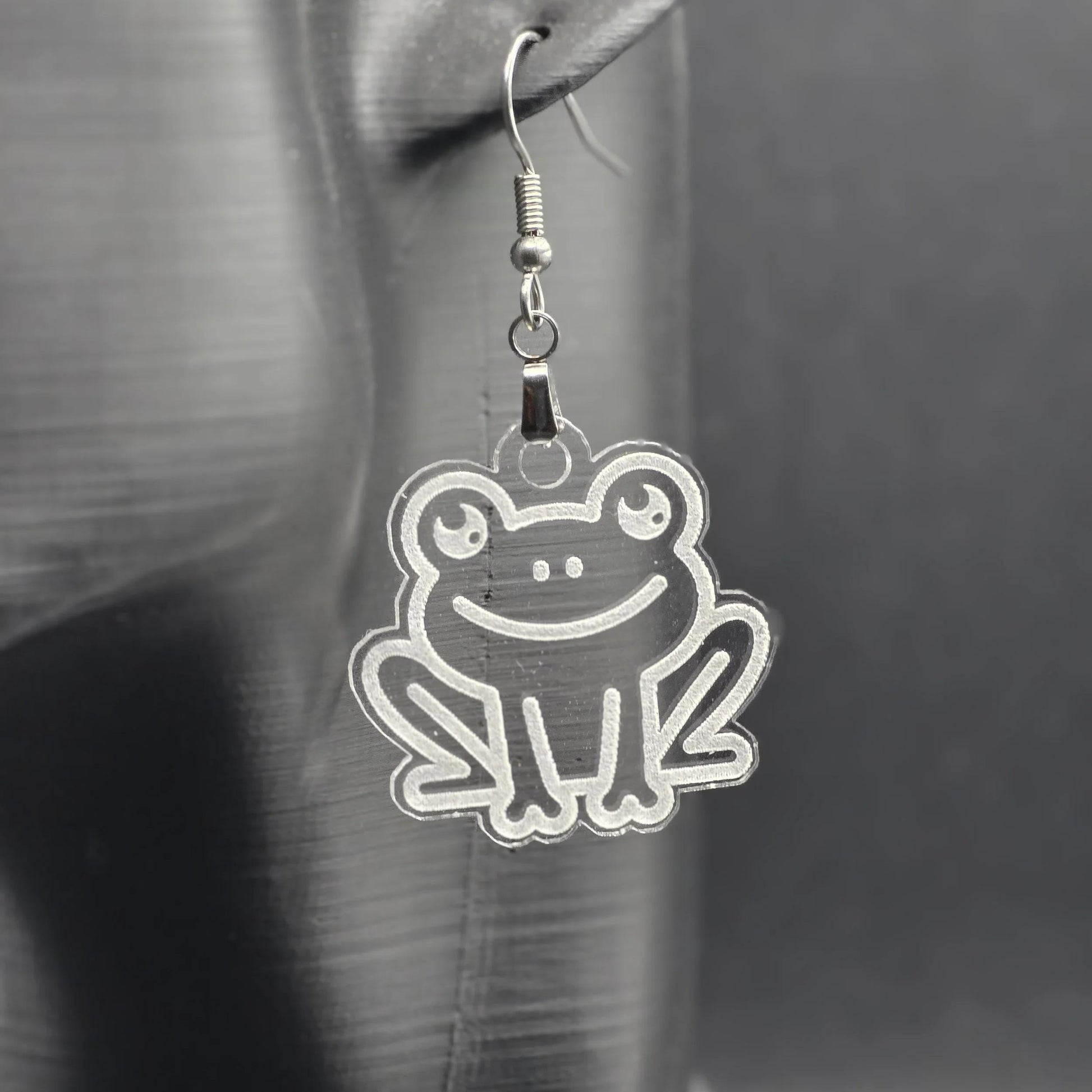 Frog Earrings: Acrylic Jewelry for Animal Lovers