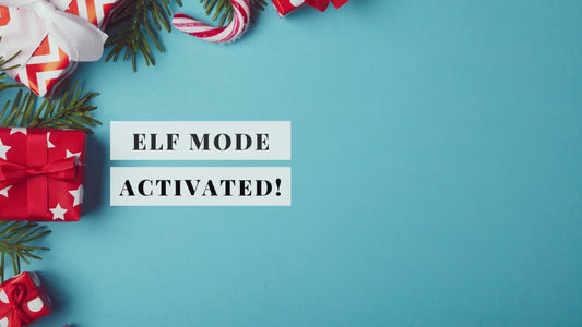 Elf Dangle Earrings: Handmade, Lightweight, Hypoallergenic, Walnut or Acrylic Christmas Jewelry
